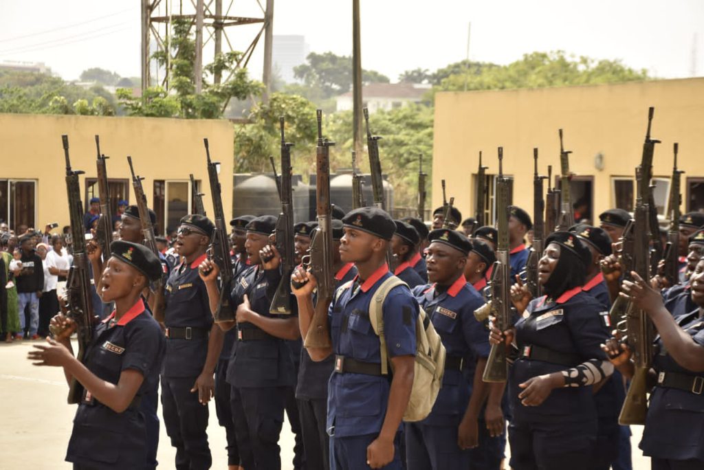 NSCDC apprehends eight counterfeit private guards in Anambra, seizing weapons in the process.