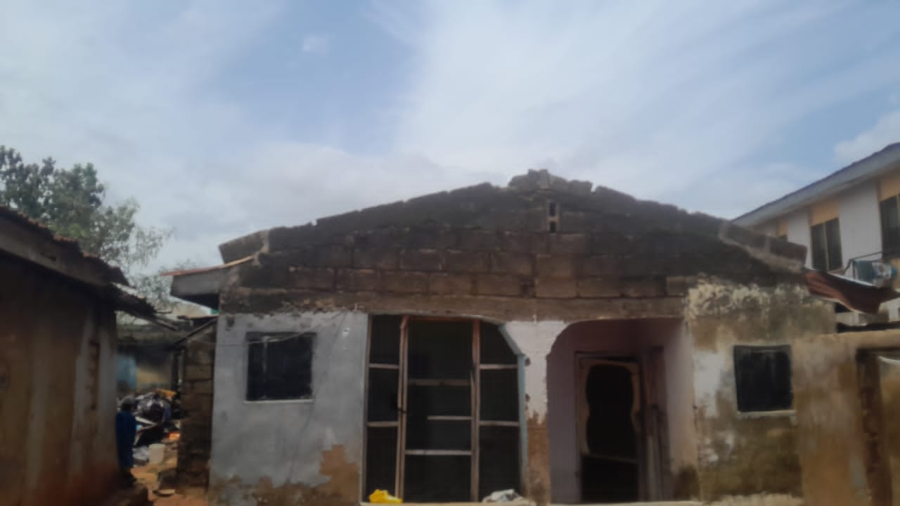 86-year-old individual sustained injuries as a fire engulfed a building in Kwara.