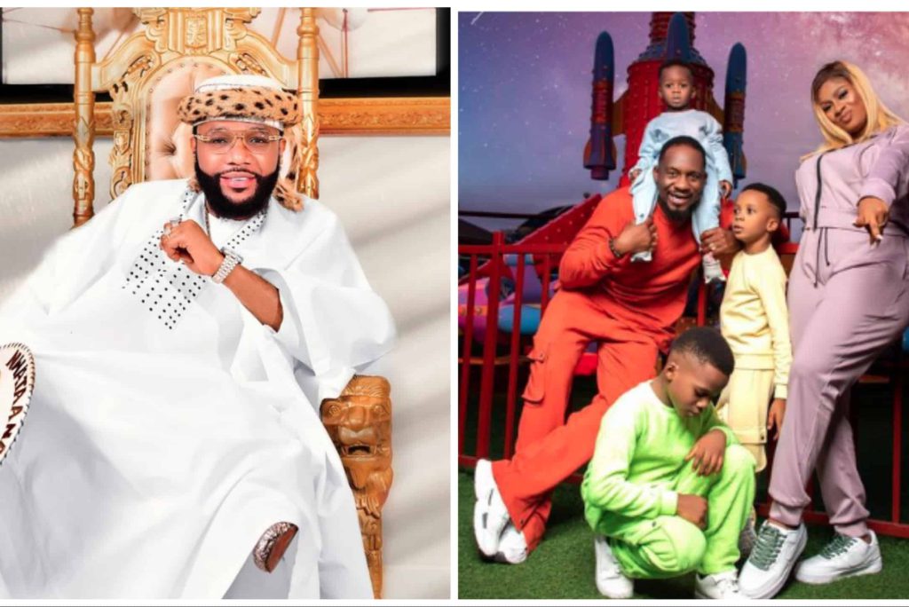 Junior Pope: E-money refutes allegations of involvement with the late actor’s wife, issues a warning.