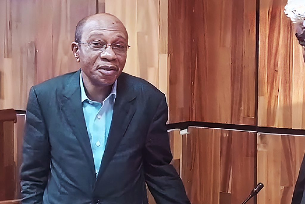 Emefiele faces charges for printing N684 million notes with N18.96 billion, enters a plea of not guilty.