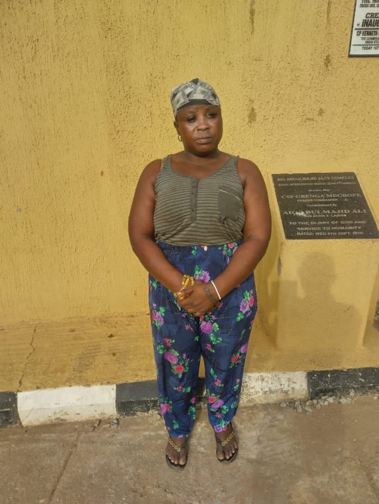 The Ogun police detain a woman for trafficking a 16-year-old to Libya.