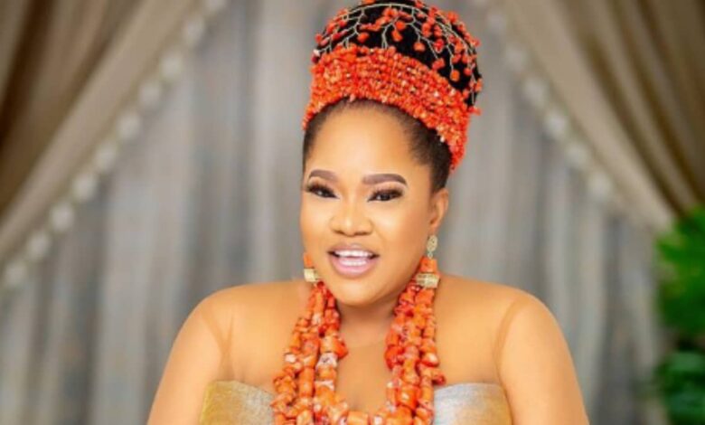 Toyin Abraham pleads with her fans to refrain from bullying anyone using her name.